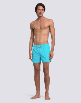 MAILLOT DE BAIN COURT À TAILLE ÉLASTIQUE EN POLYESTER RECYCLÉ REPREVE®