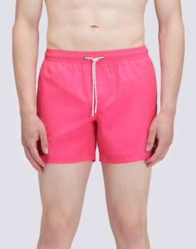SHORT SWIMSHORTS WITH ELASTIC WAIST IN REPREVE® RECYCLED POLYESTER