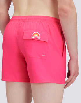 SHORT SWIMSHORTS WITH ELASTIC WAIST IN REPREVE® RECYCLED POLYESTER