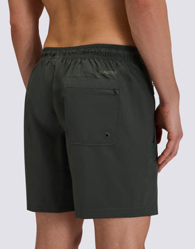 COSTUME DA BAGNO UOMO LUNGHEZZA MEDIA VITA SEMI ELASTICATA STRETCH CON TASCA TERMOSALDATA