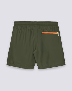 COSTUME DA BAGNO UOMO MEDIO VITA ELASTICATA IN POLESTERE RICICLATO REPREVE® CON DETTAGLIO TRICOLORE