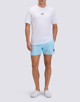 T-SHIRT UOMO A GIROCOLLO CON STAMPA TIDAL SURFER