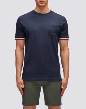 FINN CREW NECK T-SHIRT WITH POCKET