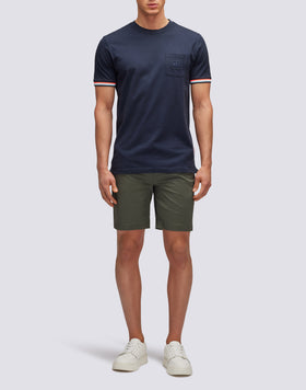 FINN CREW NECK T-SHIRT WITH POCKET
