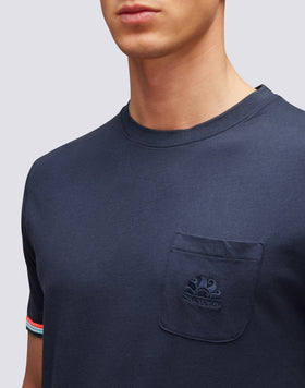 FINN CREW NECK T-SHIRT WITH POCKET