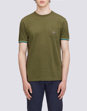 T-SHIRT COL ROND AVEC POCHE FINN