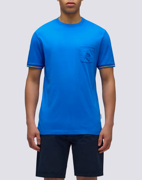T-SHIRT COL ROND AVEC POCHE FINN