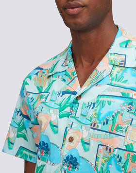 CHEMISE DE BOWLING AVEC IMPRESSION