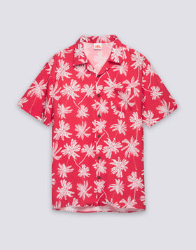 CHEMISE IMPRIMÉE POUR HOMME EN POPELINE DE VISCOSE