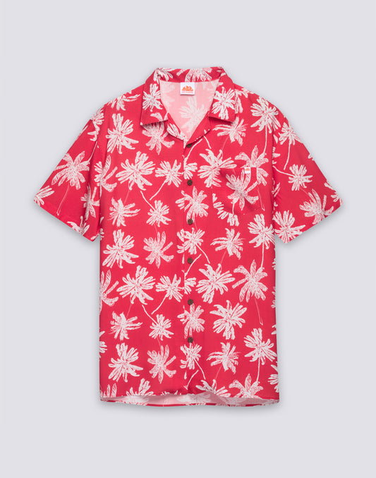 CHEMISE IMPRIMÉE POUR HOMME EN POPELINE DE VISCOSE