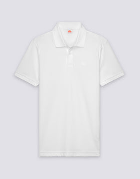 POLO HOMME EN COTON PIQUÉ AVEC COL ET POIGNETS RAYÉS