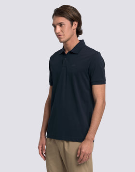 POLO HOMME EN COTON PIQUÉ AVEC COL ET POIGNETS RAYÉS