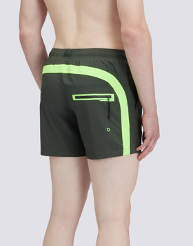 SHORT DE BAIN À TAILLE ÉLASTIQUE