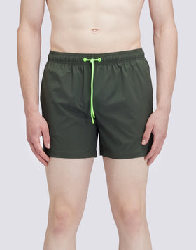 SHORT DE BAIN À TAILLE ÉLASTIQUE