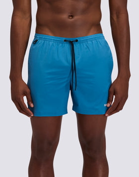 BAÑADOR CON TEJIDO ELÁSTICO, CINTURA ELÁSTICA Y BOLSILLO EXTRAÍBLE