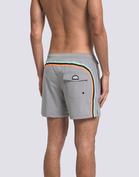 COSTUME DA BAGNO UOMO CON TESSUTO STRETCH A VITA ELASTICATA E CON CUSTODIA REMOVIBILE