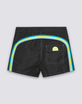 MAILLOT DE BAIN COURT EN TAFFETAS ICONIQUE POUR HOMME AVEC TAILLE SEMI-ÉLASTIQUE