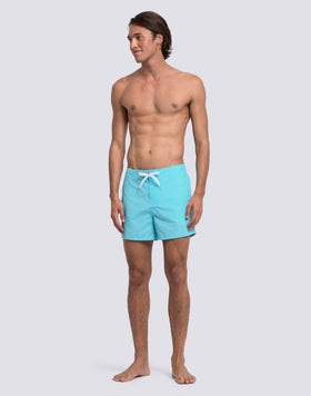 MAILLOT DE BAIN COURT EN TAFFETAS ICONIQUE POUR HOMME AVEC TAILLE SEMI-ÉLASTIQUE