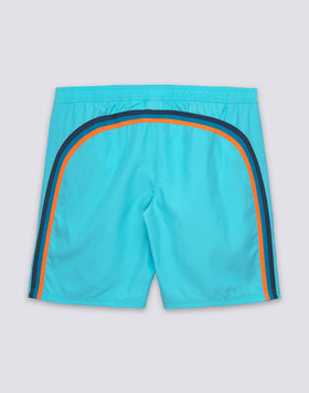 MAILLOT DE BAIN SEMI-ÉLASTIQUE À TAILLE LONGUE POUR HOMME EN POLYESTER RECYCLÉ REPRIVE®