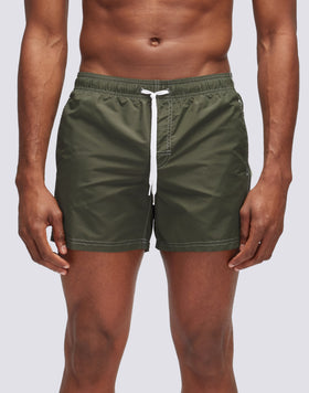 MAILLOT DE BAIN COURT TAILLE ÉLASTIQUE TAFFETA ICONIQUE