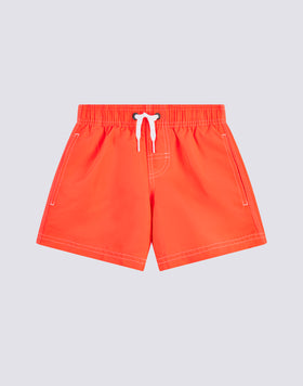 MAILLOT DE BAIN GARÇON ICONIQUE EN TAFFETAS TAILLE COURTE ÉLASTIQUE
