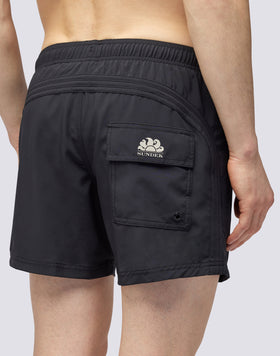 GOLDEN WAVE ELASTIC WAIST SHORT SWIMSHORTS