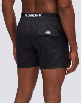 SHORT SWIMSUIT ELASTICATED WAIST LIGHT POLY