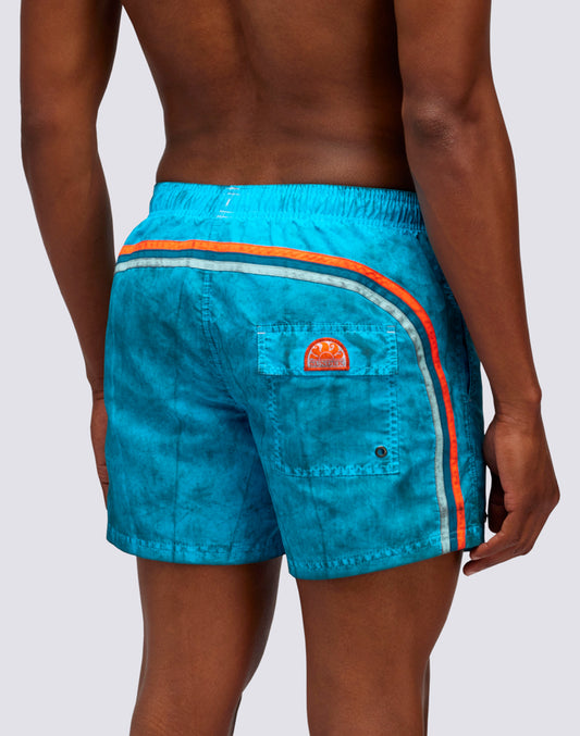 SHORT SWIMSHORTS ELASTIC WAIST ICONIC TAFFETA - GOLDENWAVE SPECIAL EDITION