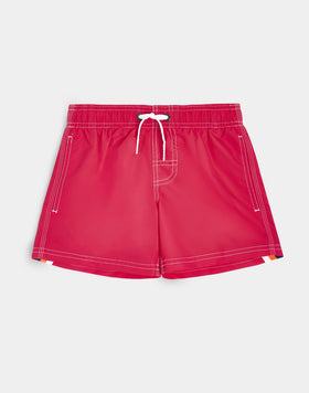 BAÑADOR NIÑO CORTO CON CINTURA ELÁSTICA ICONIC TAFFETA