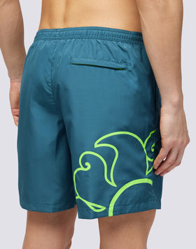 MAILLOT DE BAIN MOYEN TAILLE ÉLASTIQUE POLY LÉGER