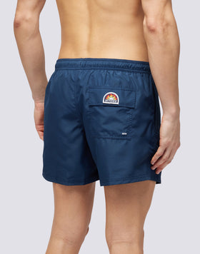 SHORT DE BAIN COURT À TAILLE ÉLASTIQUE EN POLYESTER RECYCLÉ REPREVE®
