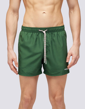 SHORTS DE BAIN COURT À TAILLE ÉLASTIQUE EN POLYESTER RECYCLÉ REPREVE®