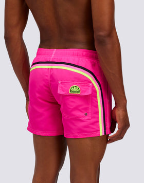 MAILLOT DE BAIN HOMME ROSE FLUO