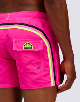 MAILLOT DE BAIN HOMME ROSE FLUO