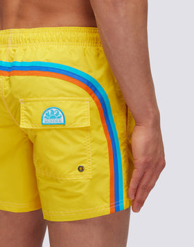 SHORT DE BAIN À TAILLE ÉLASTIQUE TAFFETA ICONIQUE