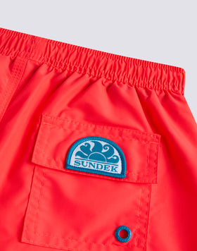COSTUME DA BAGNO BAMBINO CORTO VITA ELASTICATA ICONIC TAFFETA CON PIPING