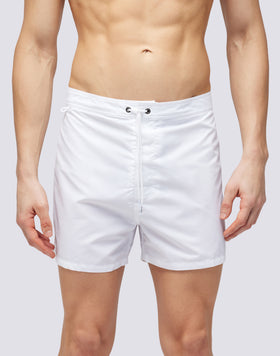 MAILLOT DE BAIN COURT À TAILLE FIXE ICONIC EN TAFFETÀ MODÈLE VINTAGE