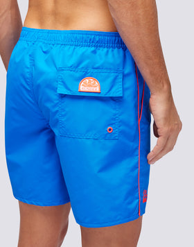 COSTUME DA BAGNO LUNGHEZZA MEDIA VITA ELASTICATA ICONIC TAFFETA CON PIPING