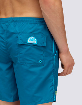 MAILLOT DE BAIN MOYENNE LONGUEUR TAILLE ÉLASTIQUÉE