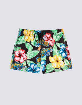 REPREVE® MAILLOT DE BAIN COURT À TAILLE ÉLASTIQUÉE AVEC IMPRESSION ANIMAL FISH