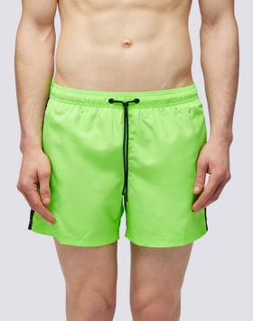 MAILLOT DE BAIN COURT EN POLY LÉGER À TAILLE ÉLASTIQUE