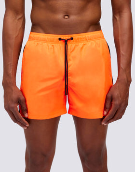 MAILLOT DE BAIN COURT EN POLY LÉGER À TAILLE ÉLASTIQUE