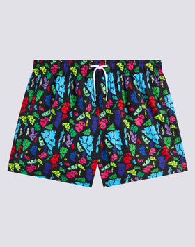 SWIM SHORTS PRINT EVER CHANGING LOGO REPREVE®