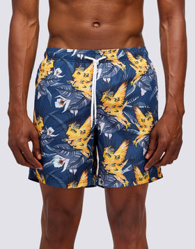 COSTUME DA BAGNO MEDIO VITA ELASTICATA STAMPA BLOOMING EAGLE