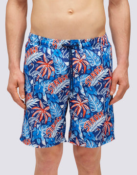 MAILLOT DE BAIN LONG TAILLE ÉLASTIQUE IMPRIMÉ DEADINGO