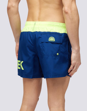 MAILLOT DE BAIN COURT EN POLY LÉGER À TAILLE ÉLASTIQUE