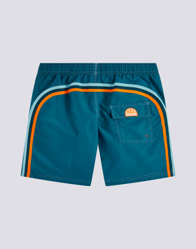 SHORT DE BAIN MI-LONG EXTENSIBLE À LA TAILLE TAFFETA ICONIQUE