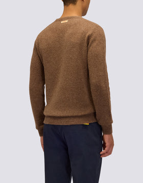 MEN'S CREW NECK SWEATER IN WOOL BLEND
