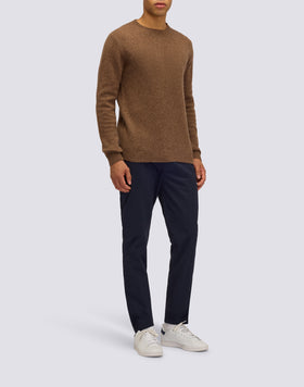MEN'S CREW NECK SWEATER IN WOOL BLEND