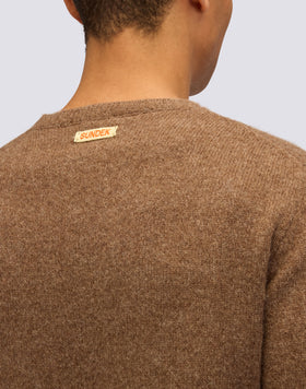 MEN'S CREW NECK SWEATER IN WOOL BLEND